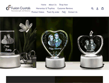 Tablet Screenshot of fusioncrystals.com